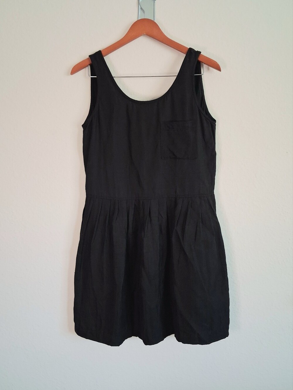 Steven Alan Linen Mini Dress with Pocket - Picture 9 of 9